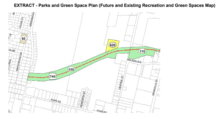 Parks and Green Space Plan Extract